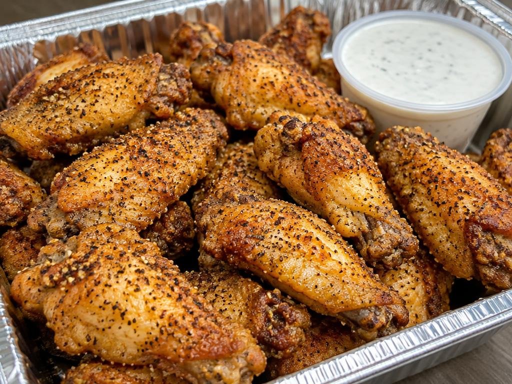 Salt & Pepper Baked Wings
